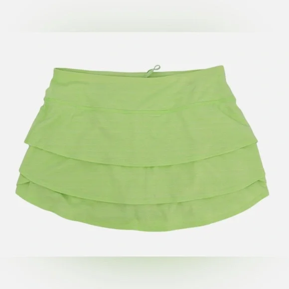 Athleta SWAGGER Skirt neon bright Lime Skirt SOLD OUT ONLINE! - Picture 1 of 10